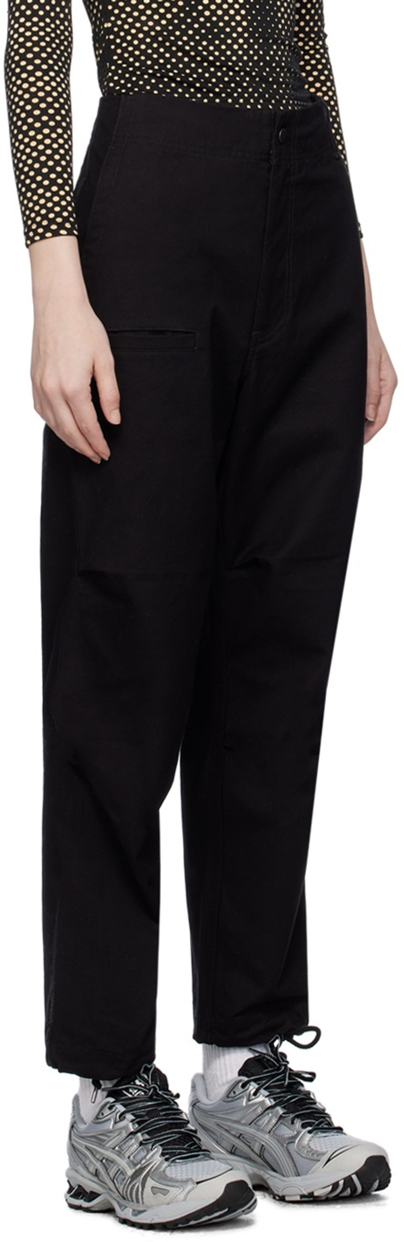 snow peak Black Takibi Trousers outlook