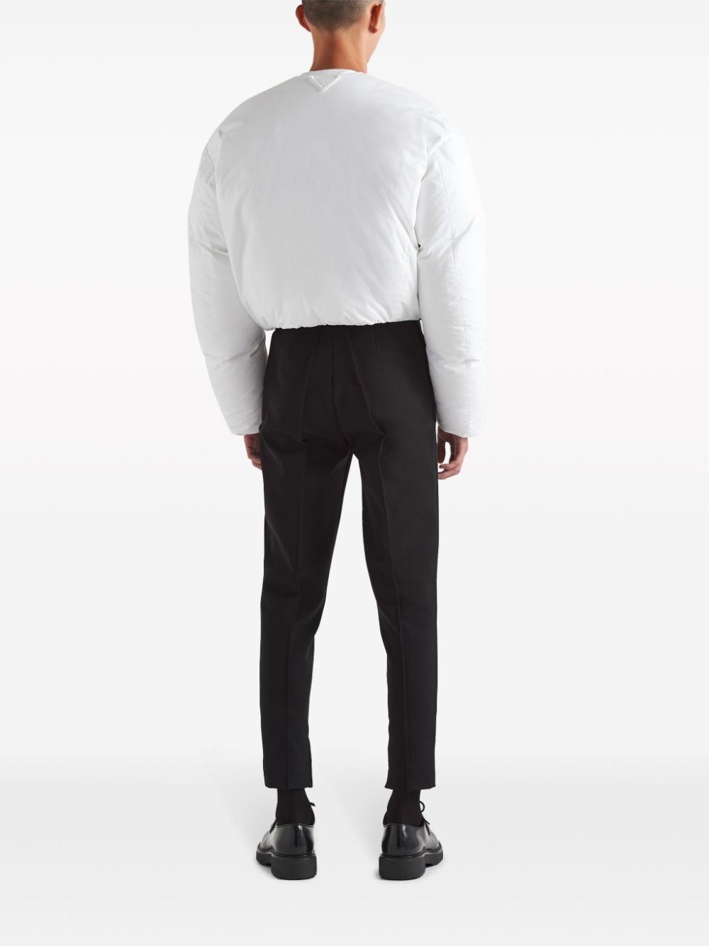 tailored tapered-leg trousers - 3