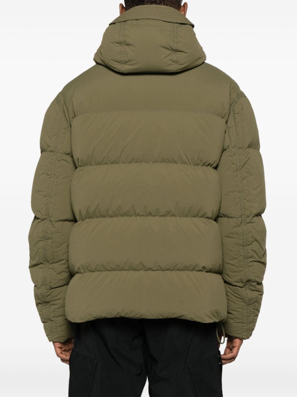 hooded duck-down jacket - 4