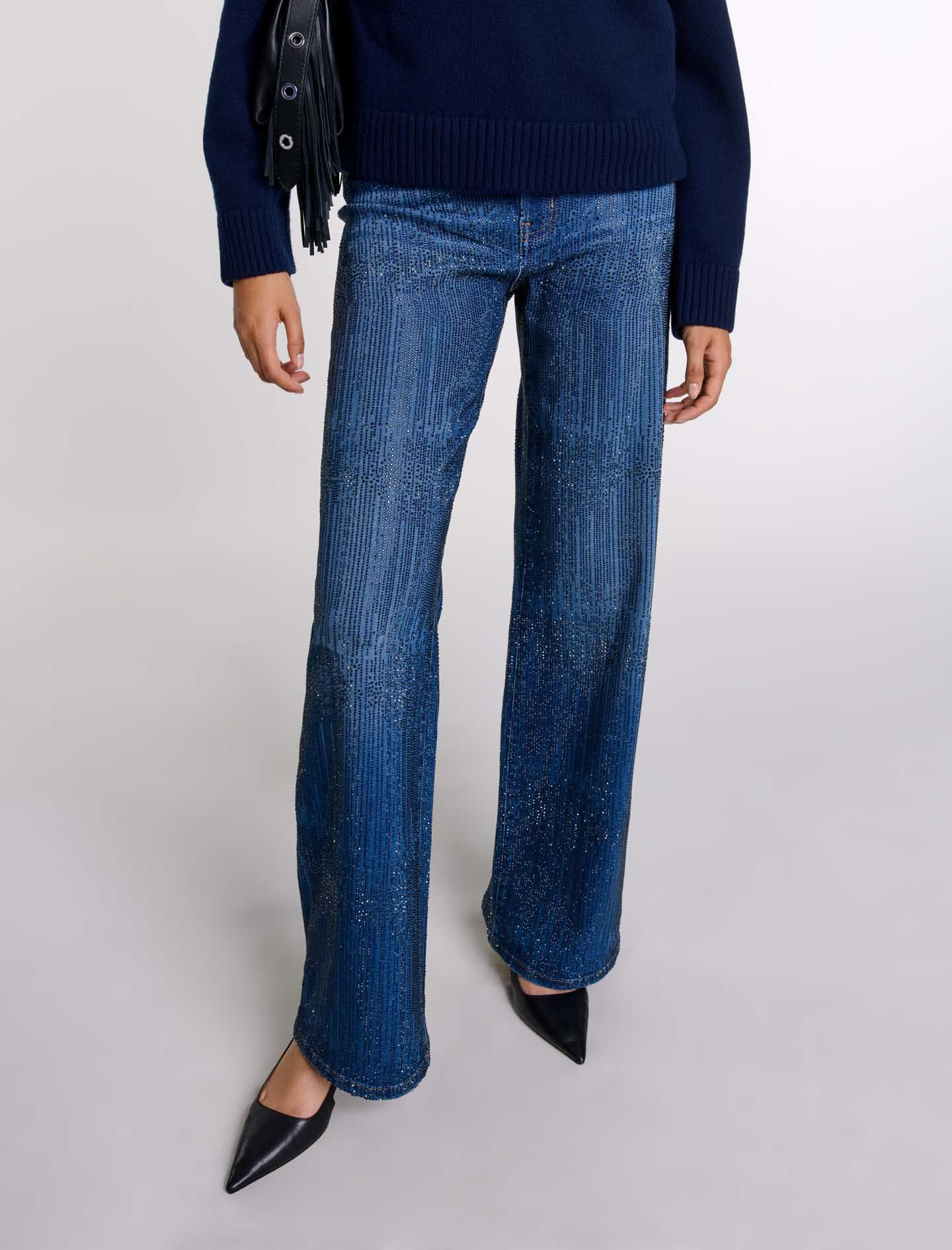 Rhinestone jeans - 6