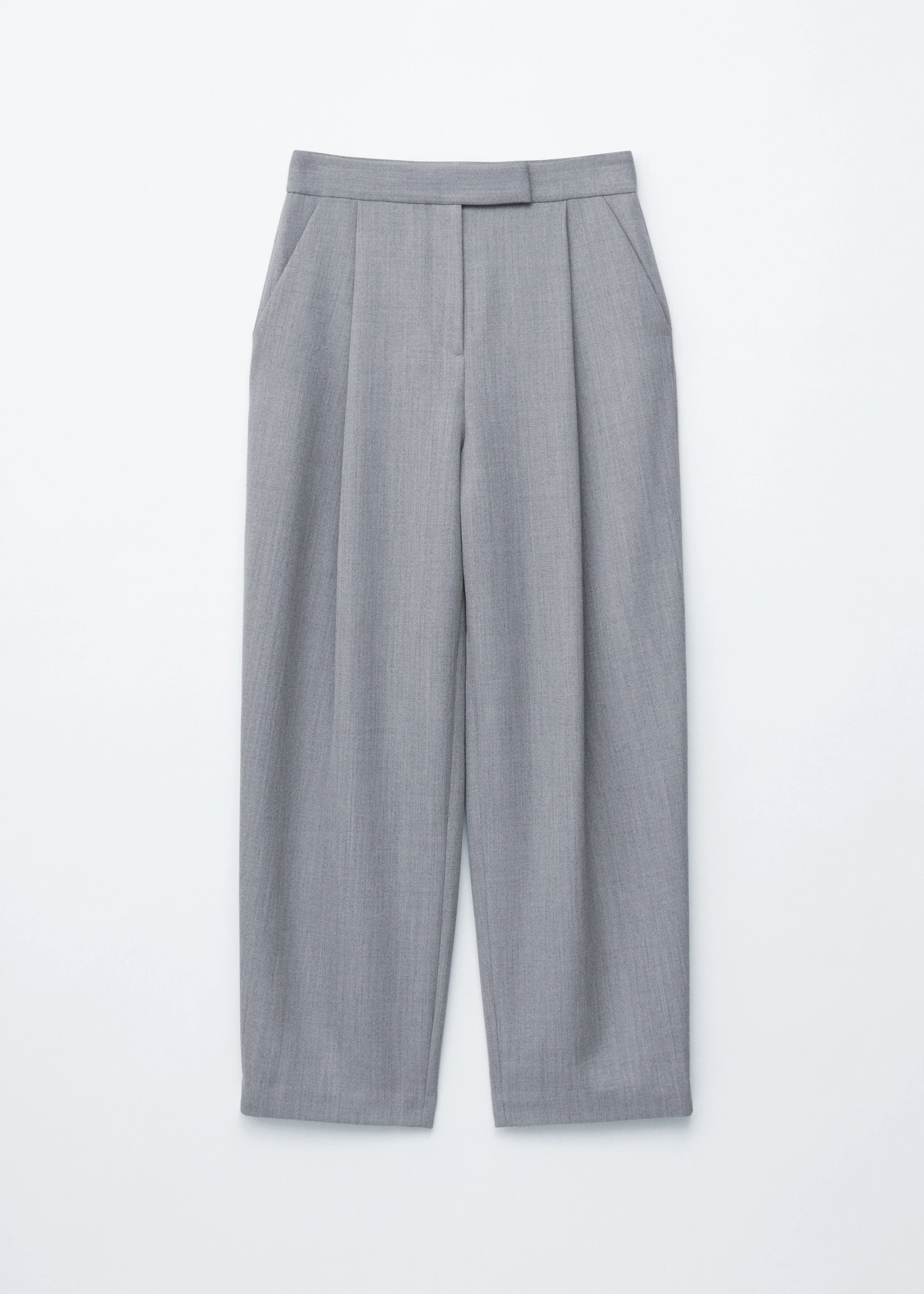 Wool-Blend Tailored Trousers - 1
