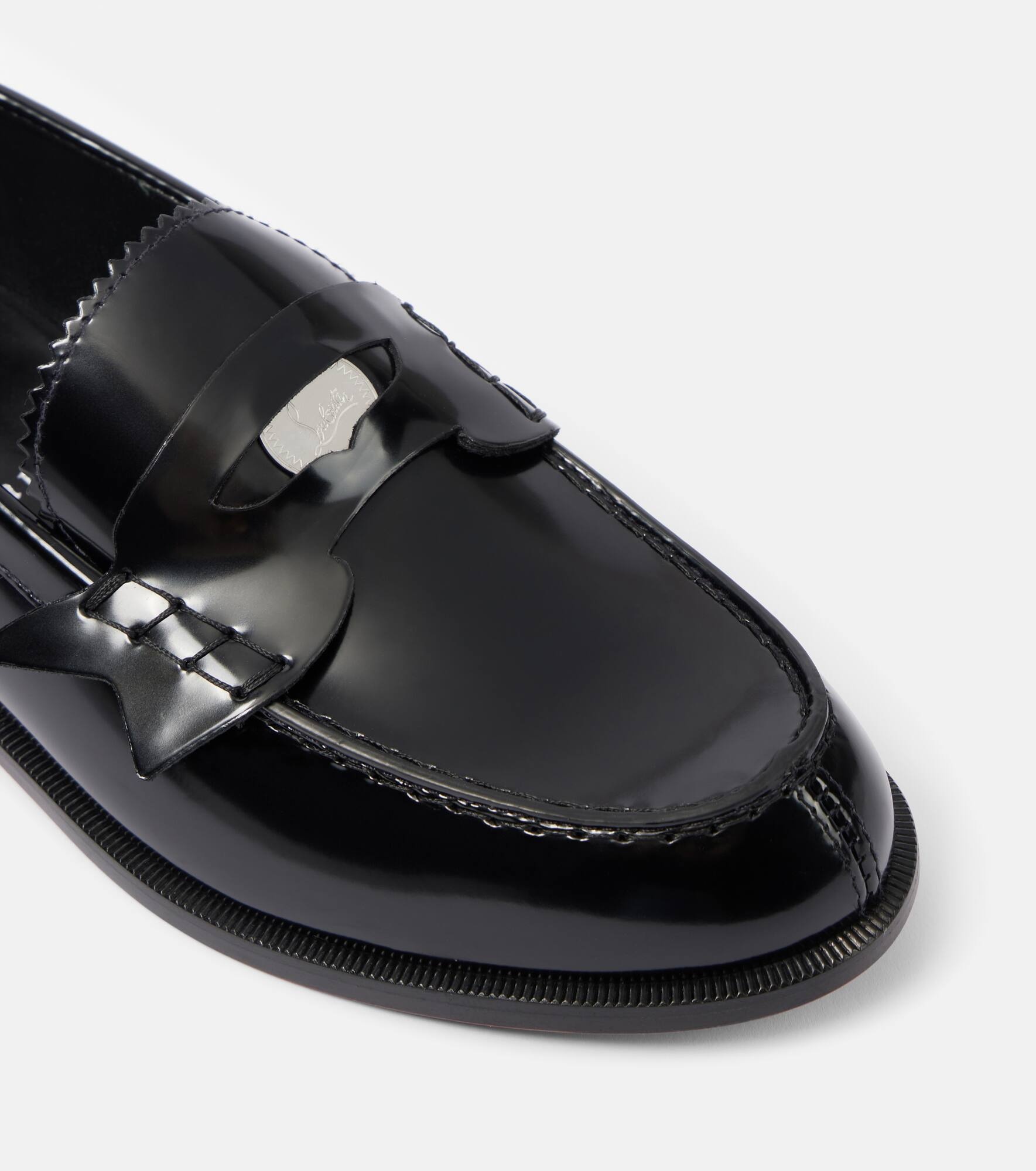 Penny leather loafers - 5