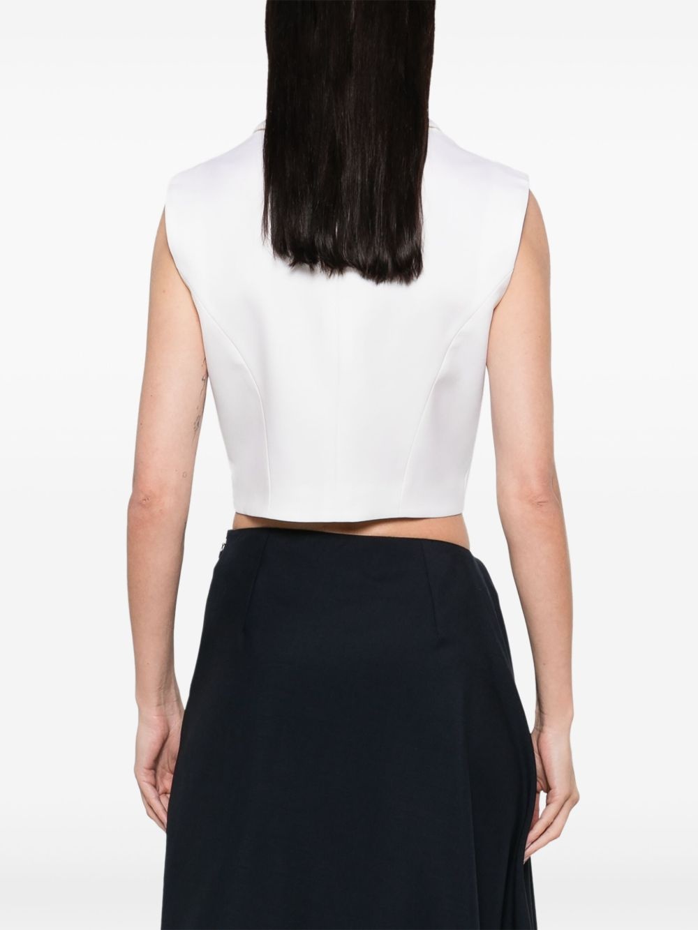 layered wool waistcoat - 4