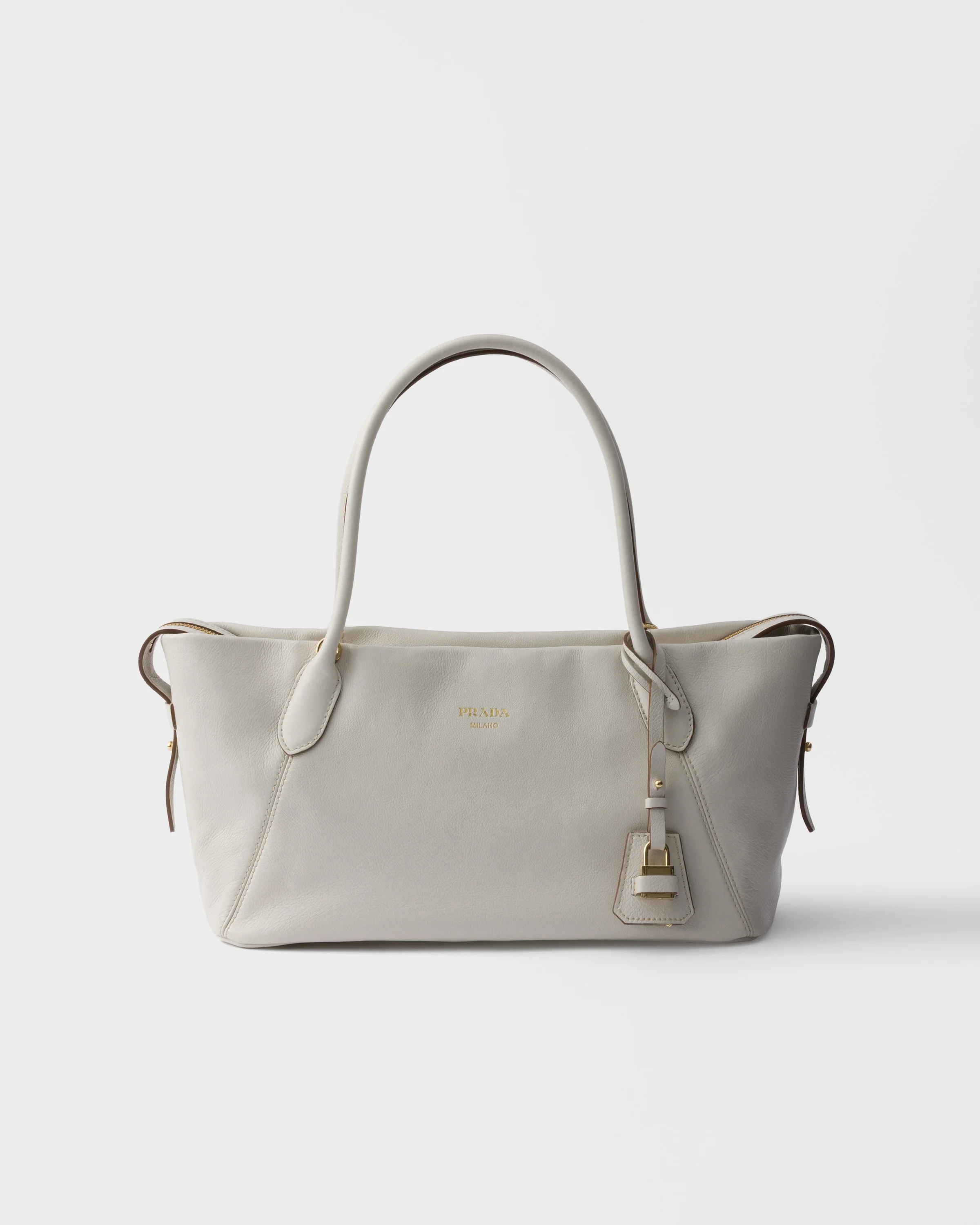 Large leather tote bag - 1
