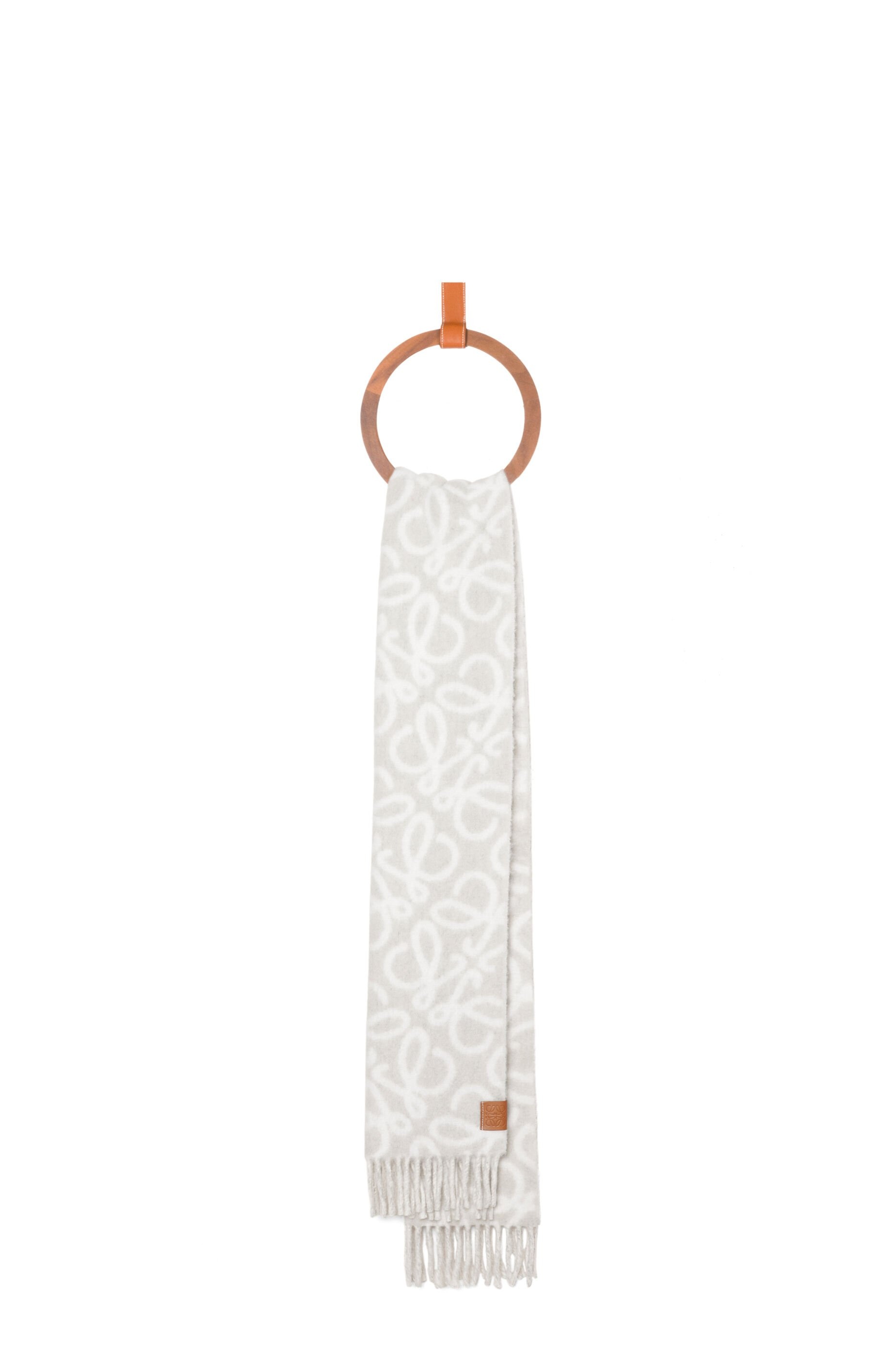 Anagram scarf in alpaca and wool - 4