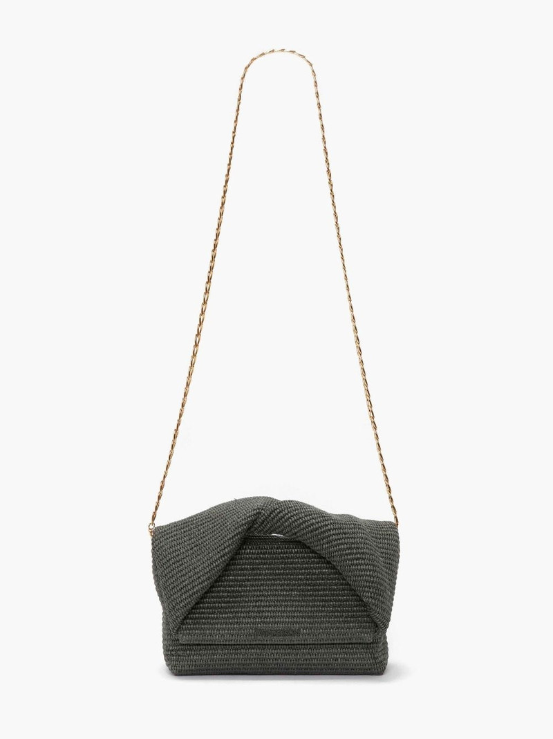 LARGE TWISTER - RAFFIA TOP HANDLE BAG 5