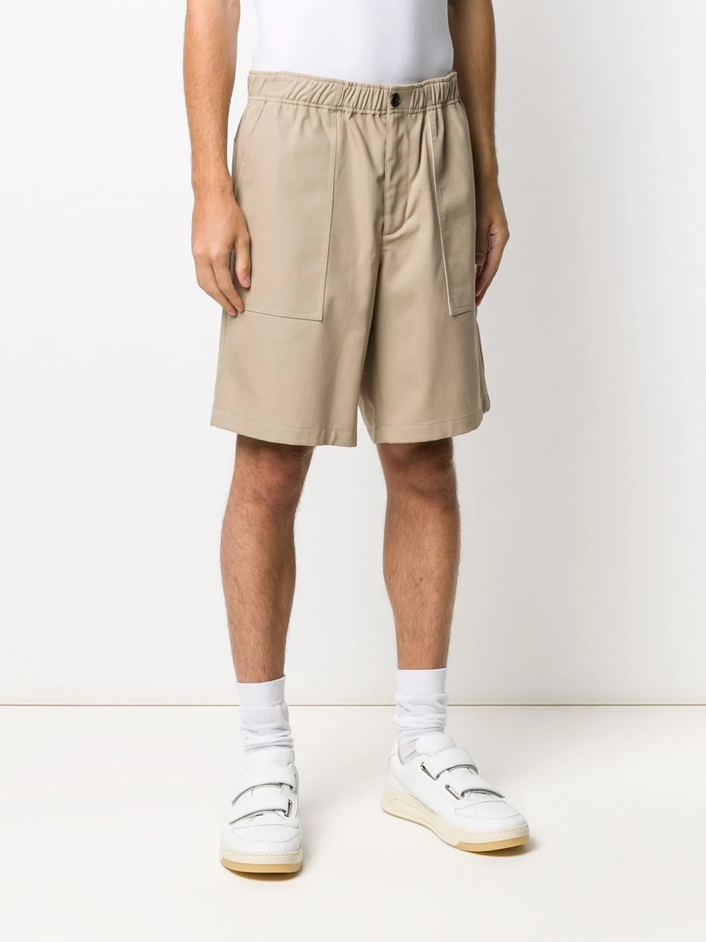 elasticated waistband bermuda shorts - 3