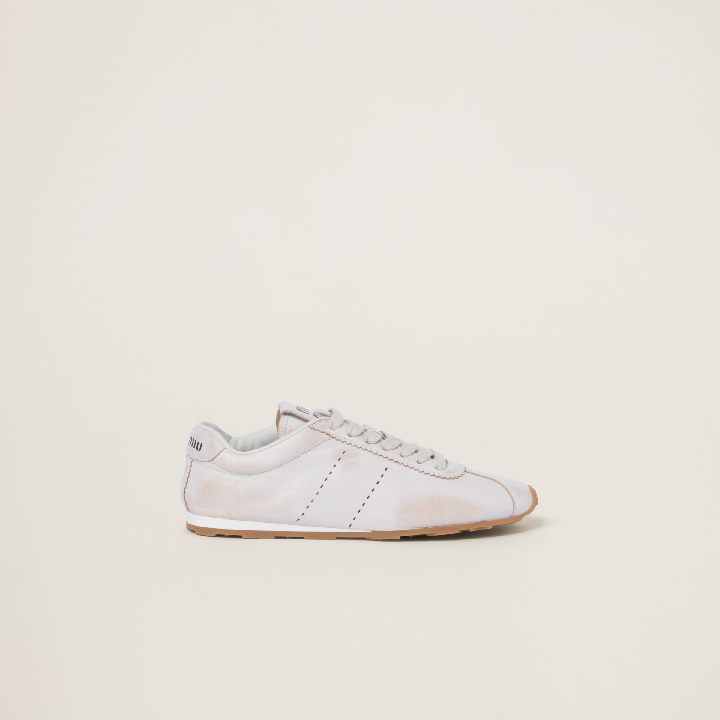 Bleached nappa leather sneakers - 2
