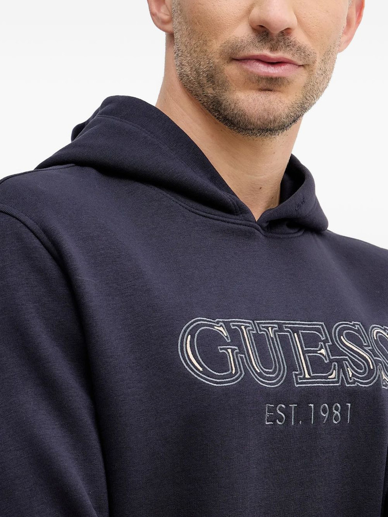 logo-embroidered hoodie 4