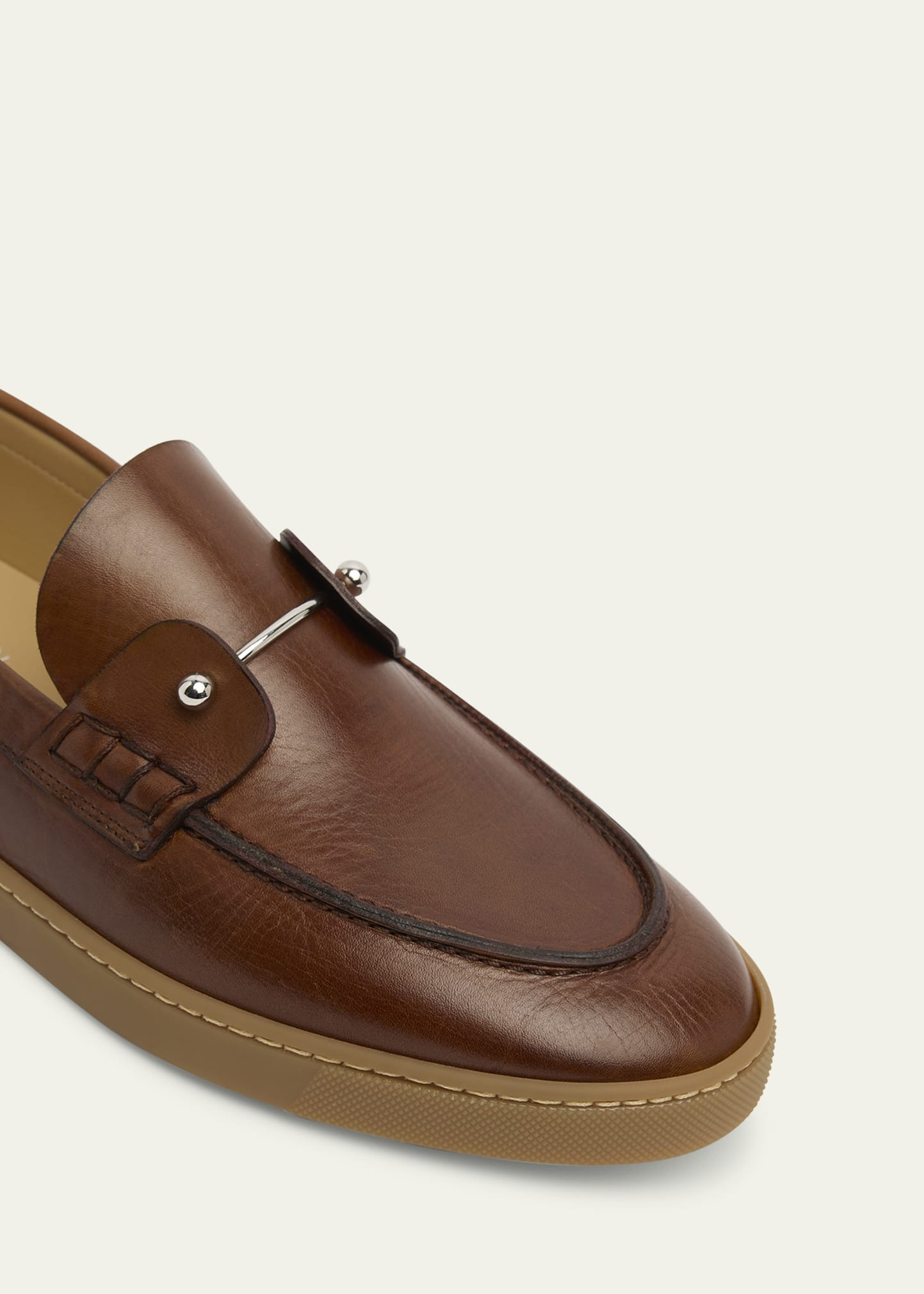 Men's Chambeliboat Leather Loafers - 4
