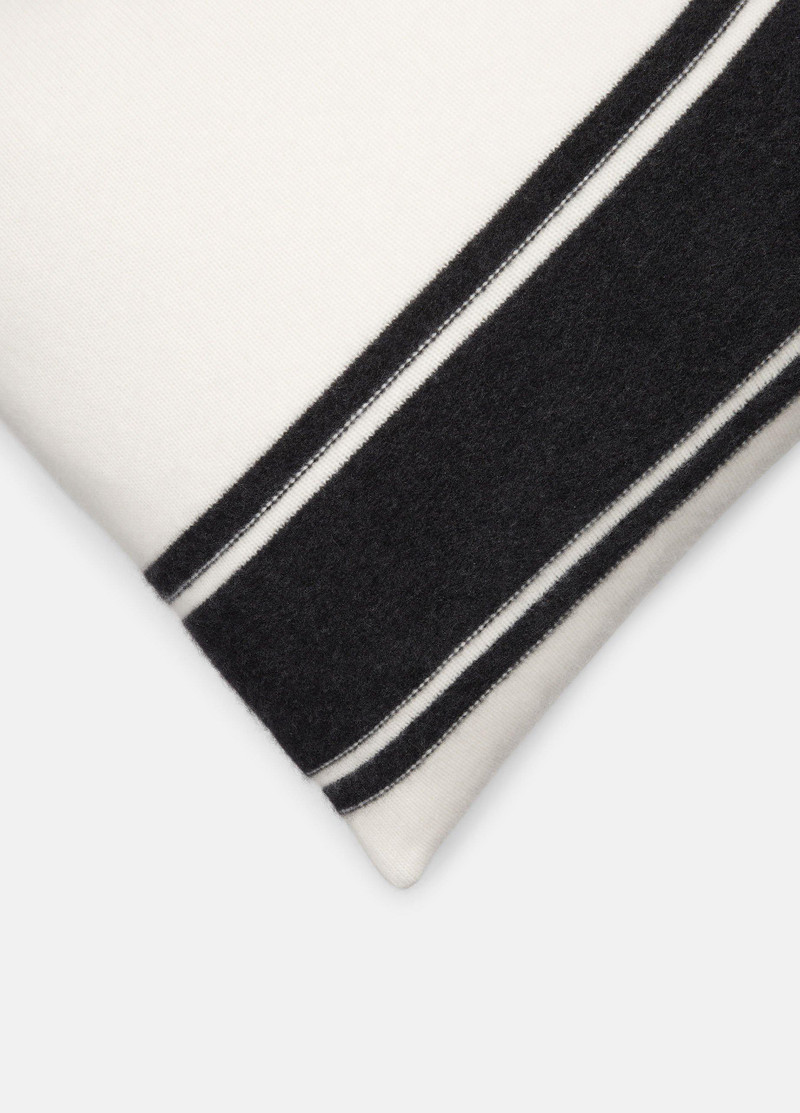 Vince Cashmere Jersey Stripe Pillow outlook