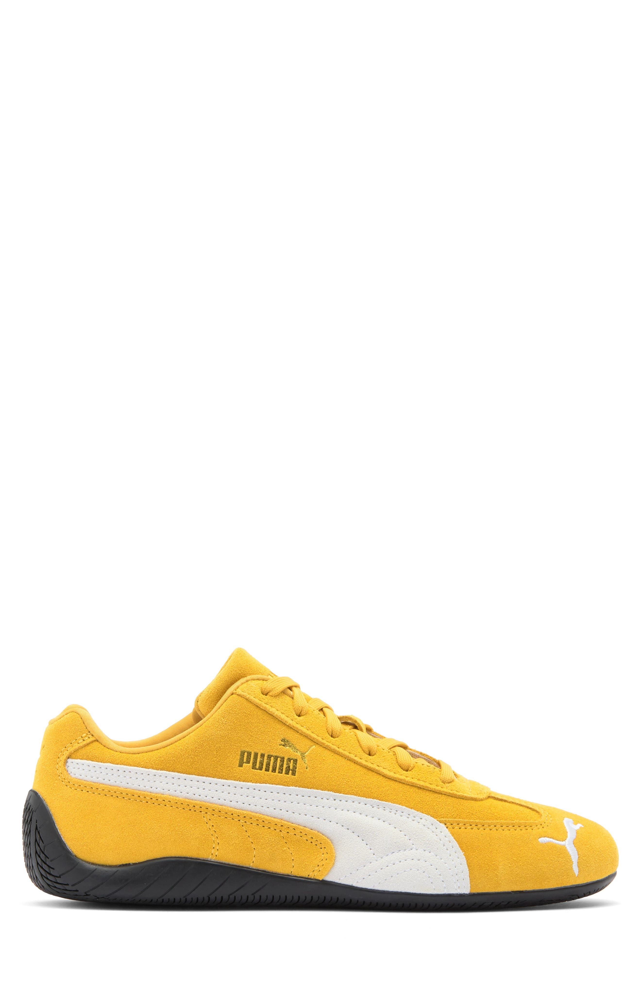 PUMA Speedcat OG Sneaker in Archive Gold-Puma White at Nordstrom - 3