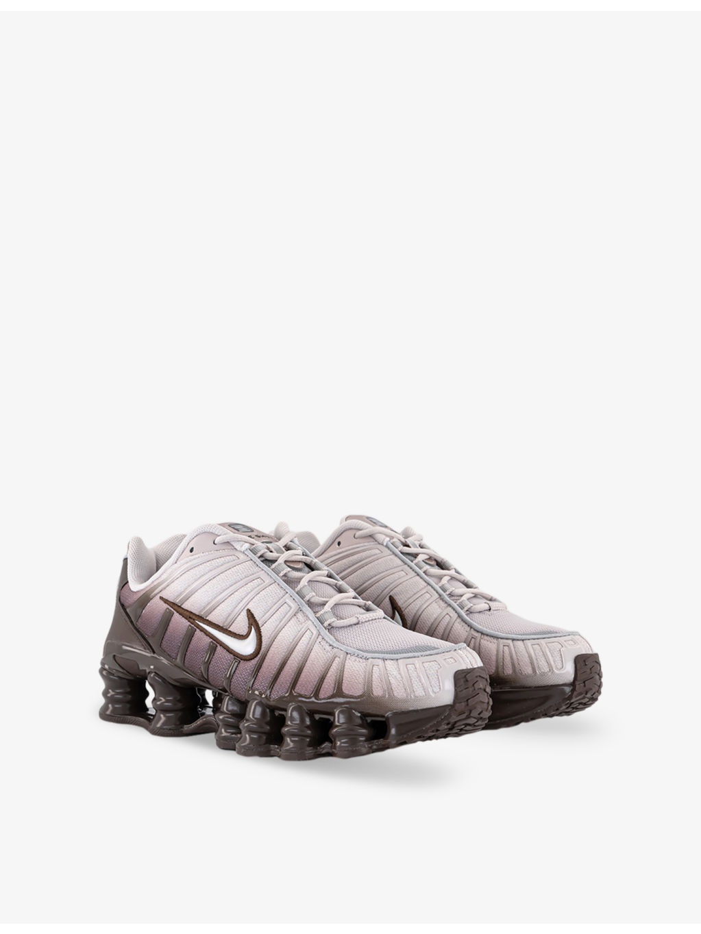 Shox TL Leather, Mesh and Shell Low-Top Trainers - 3