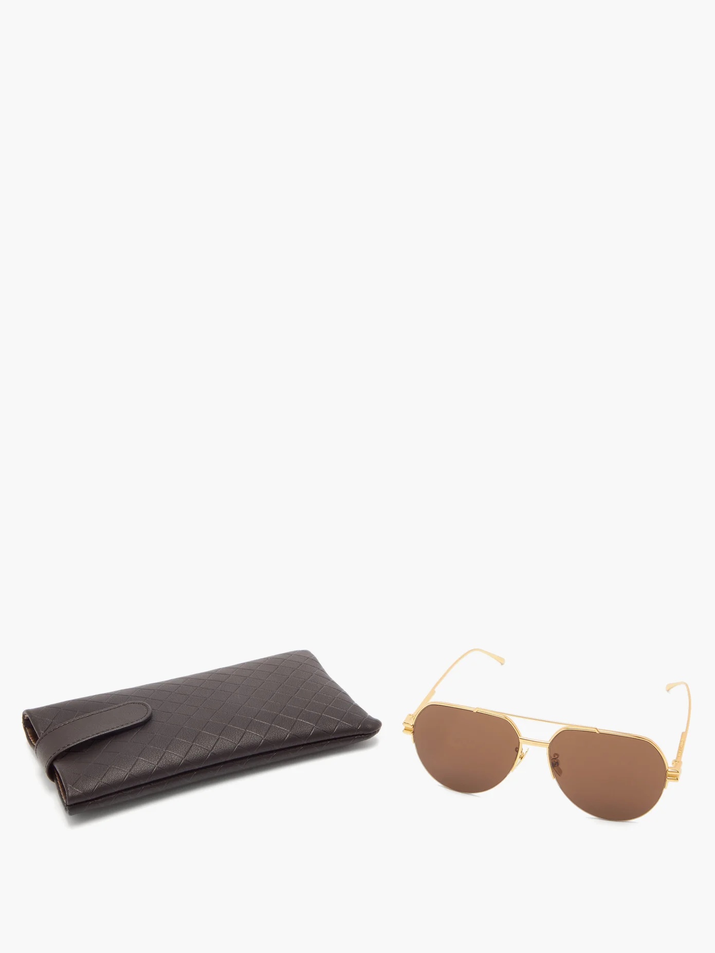 Aviator metal sunglasses - 5