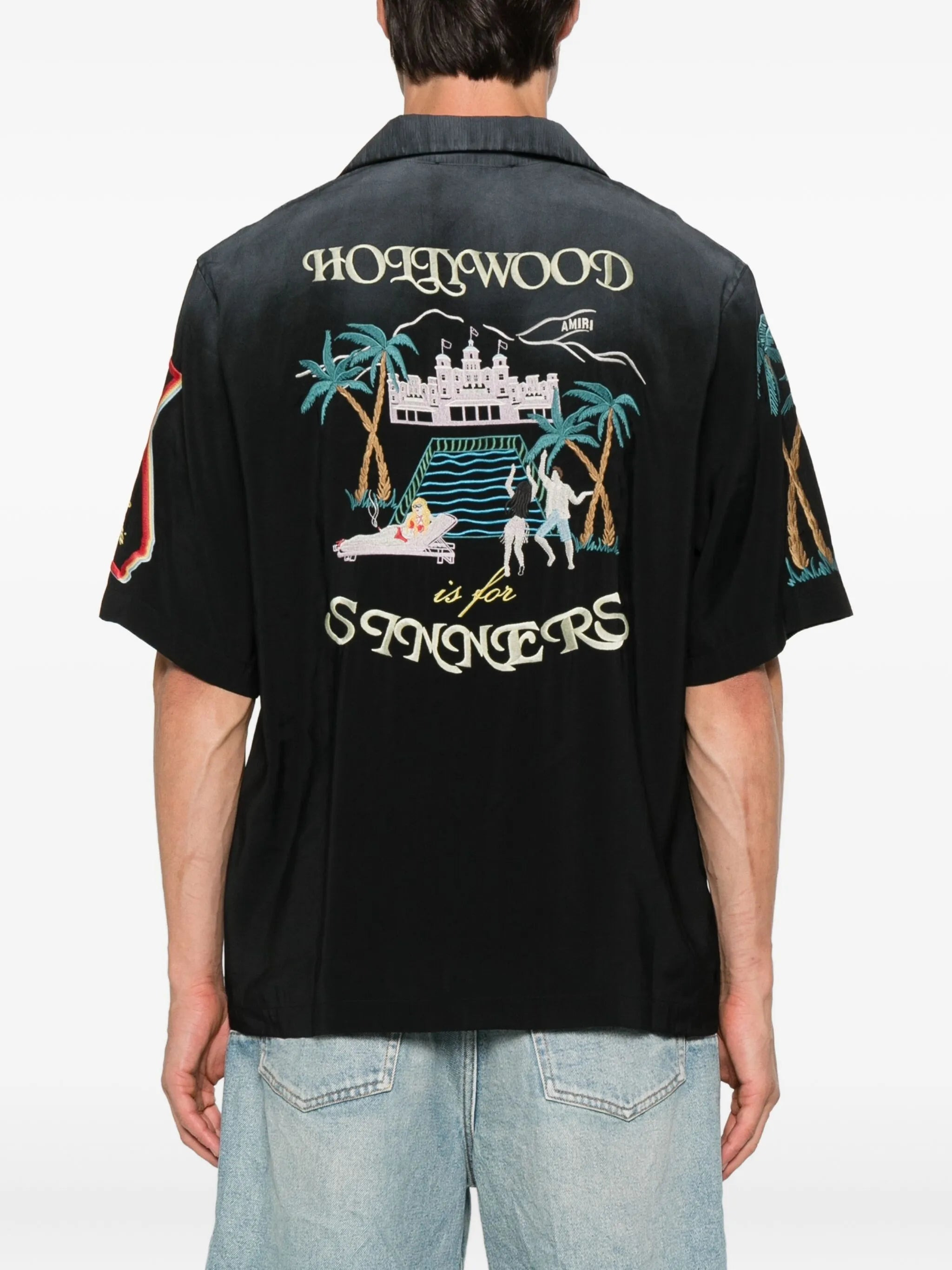 Amiri Embroidered-details Short-sleeve Shirt - 3
