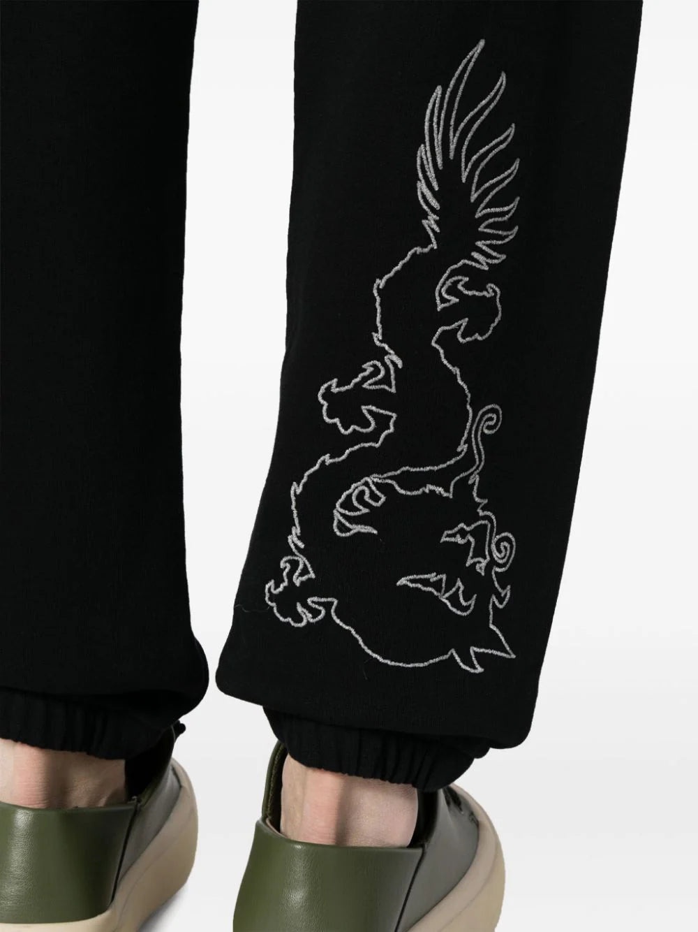 LOGO-EMBROIDERED TRACK PANTS - 5