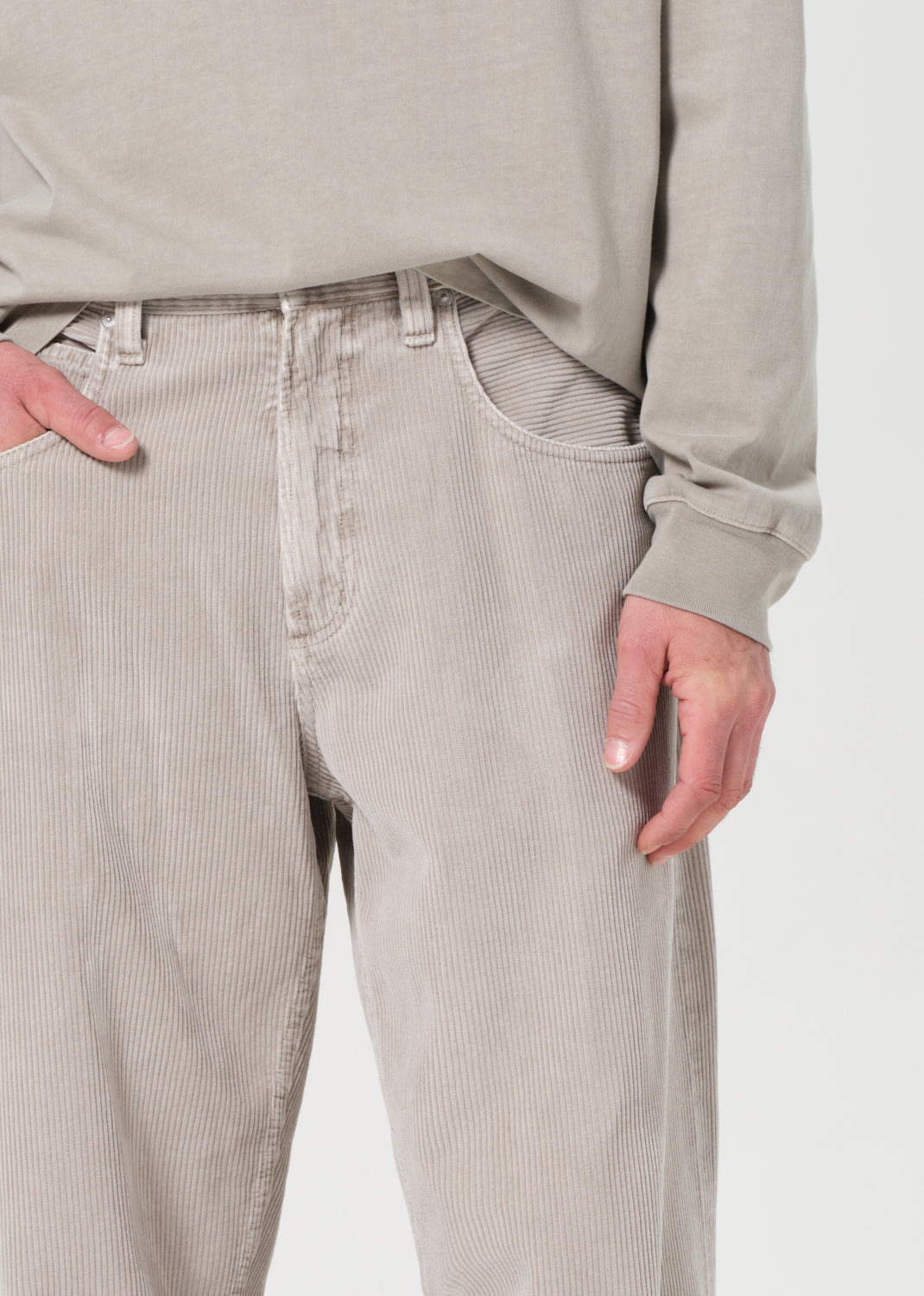 FUSION JEAN (CORDUROY) IN PUMICE - 6