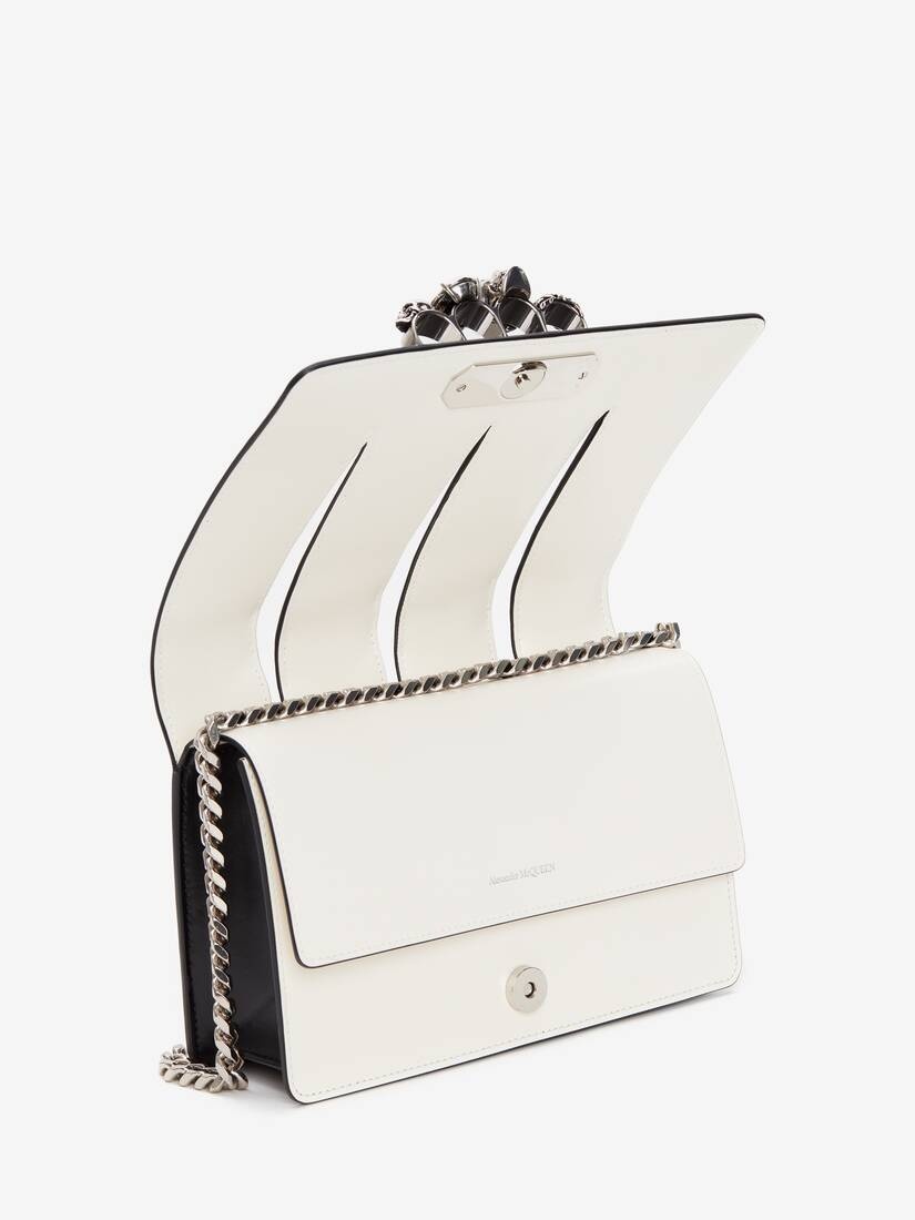 Women's The Slash Bag in Black/ivory - 6