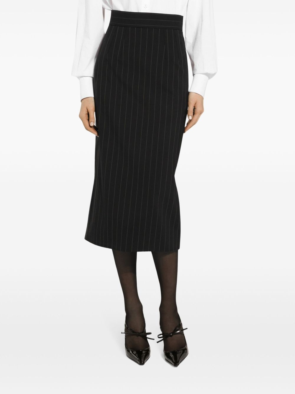 pinstriped skirt - 5