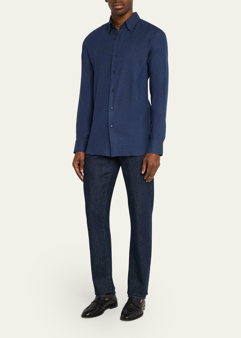 Brioni Men's Cotton and Cashmere Sport Shirt outlook