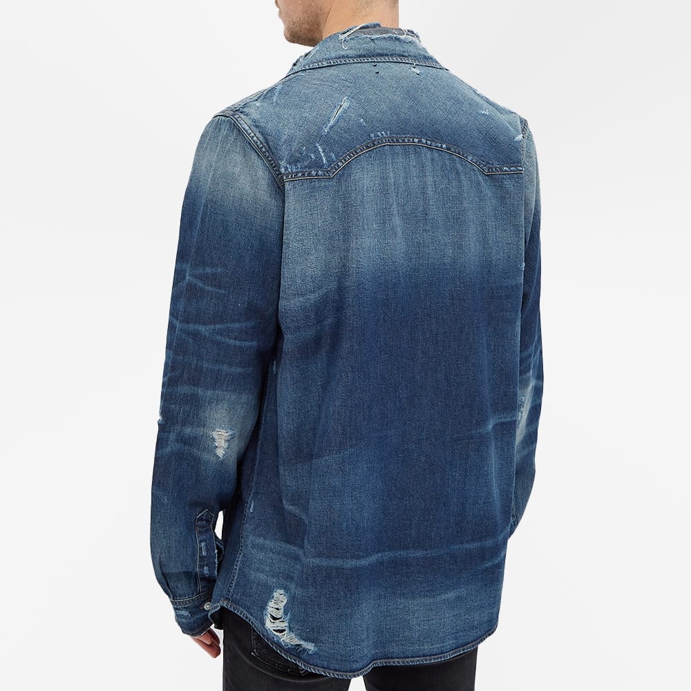 AMIRI Core Denim Western Shirt - 4