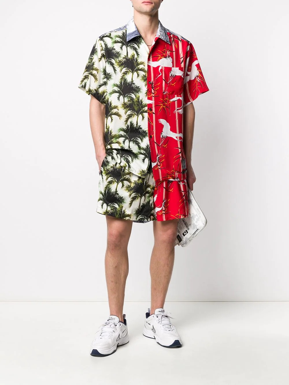 palm tree print shirt - 2