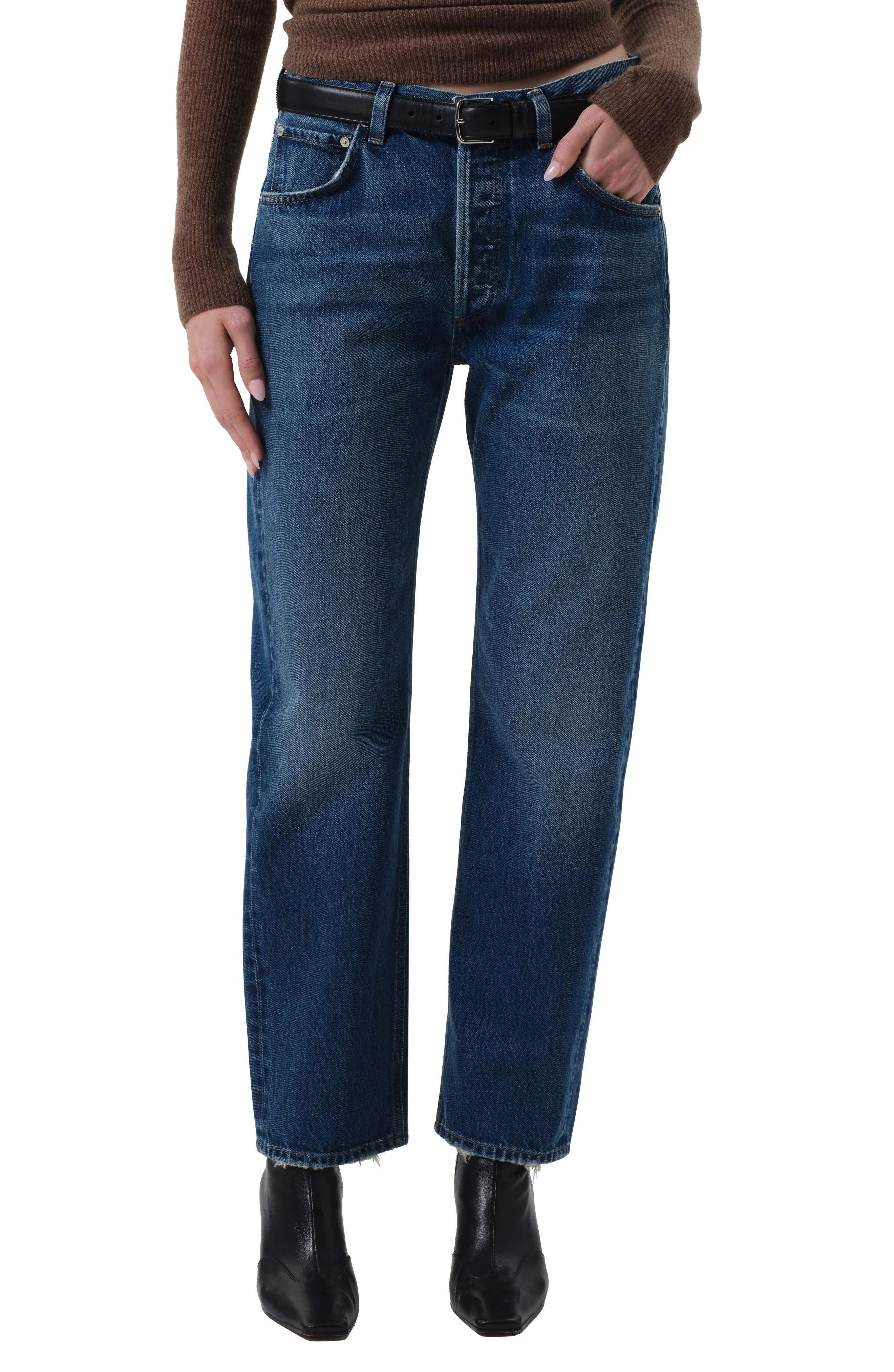 Citizens of Humanity Winslow High Waist Ankle Jeans in Chaya Md/Lt In at Nordstrom - 1