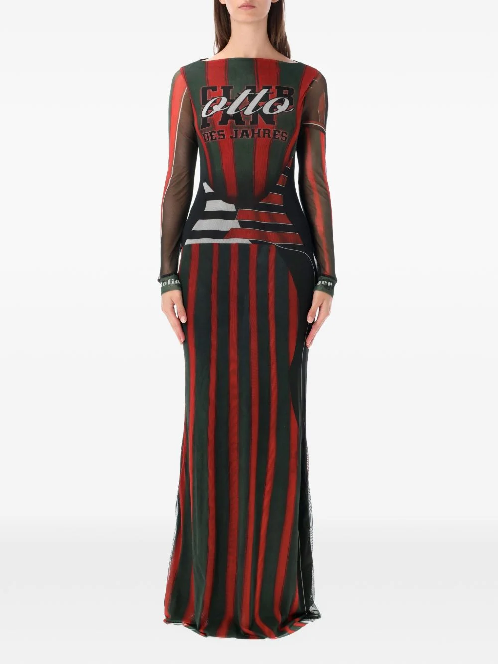 Sporty Polo graphic-print maxi dress - 1