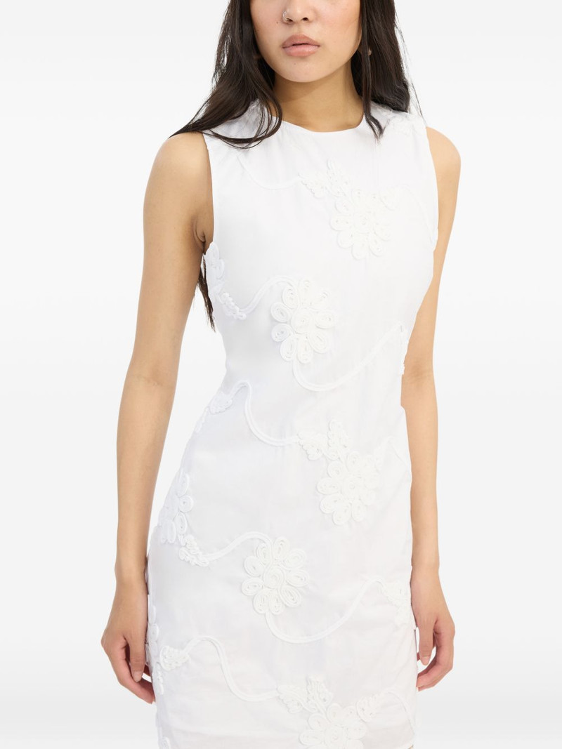 flower flared mini dress 4