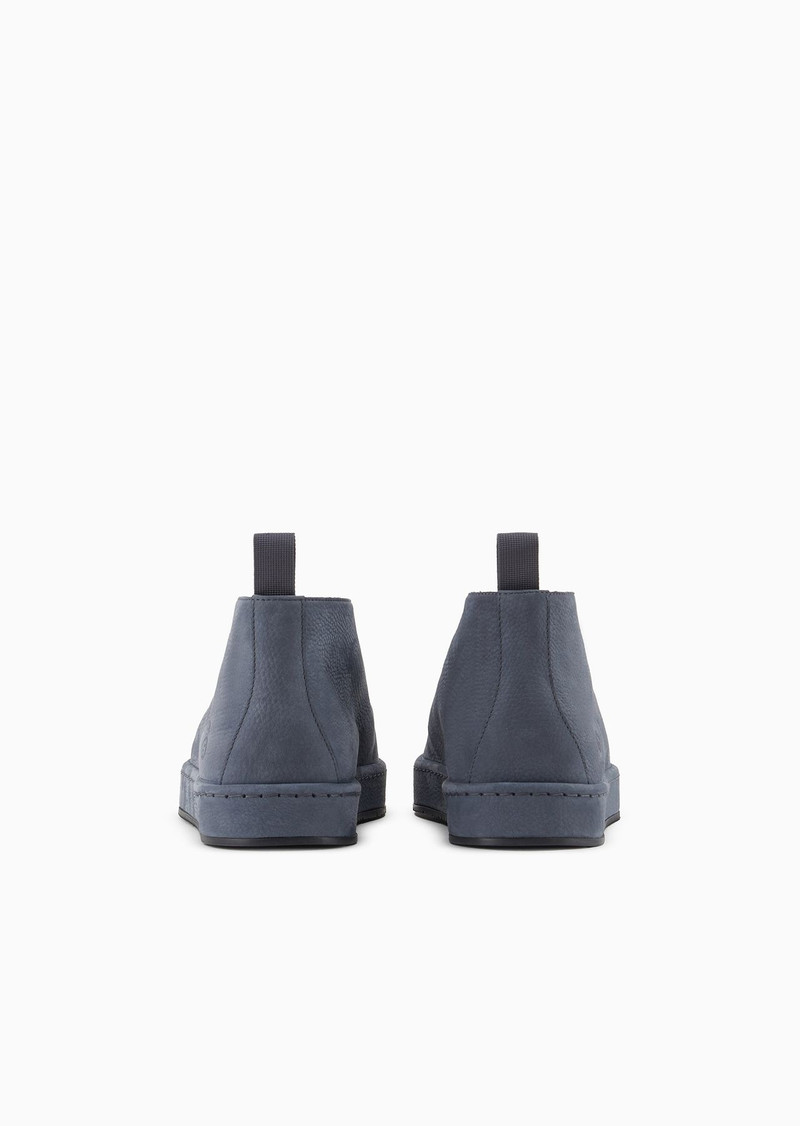 GIORGIO ARMANI Nubuck ankle boots outlook