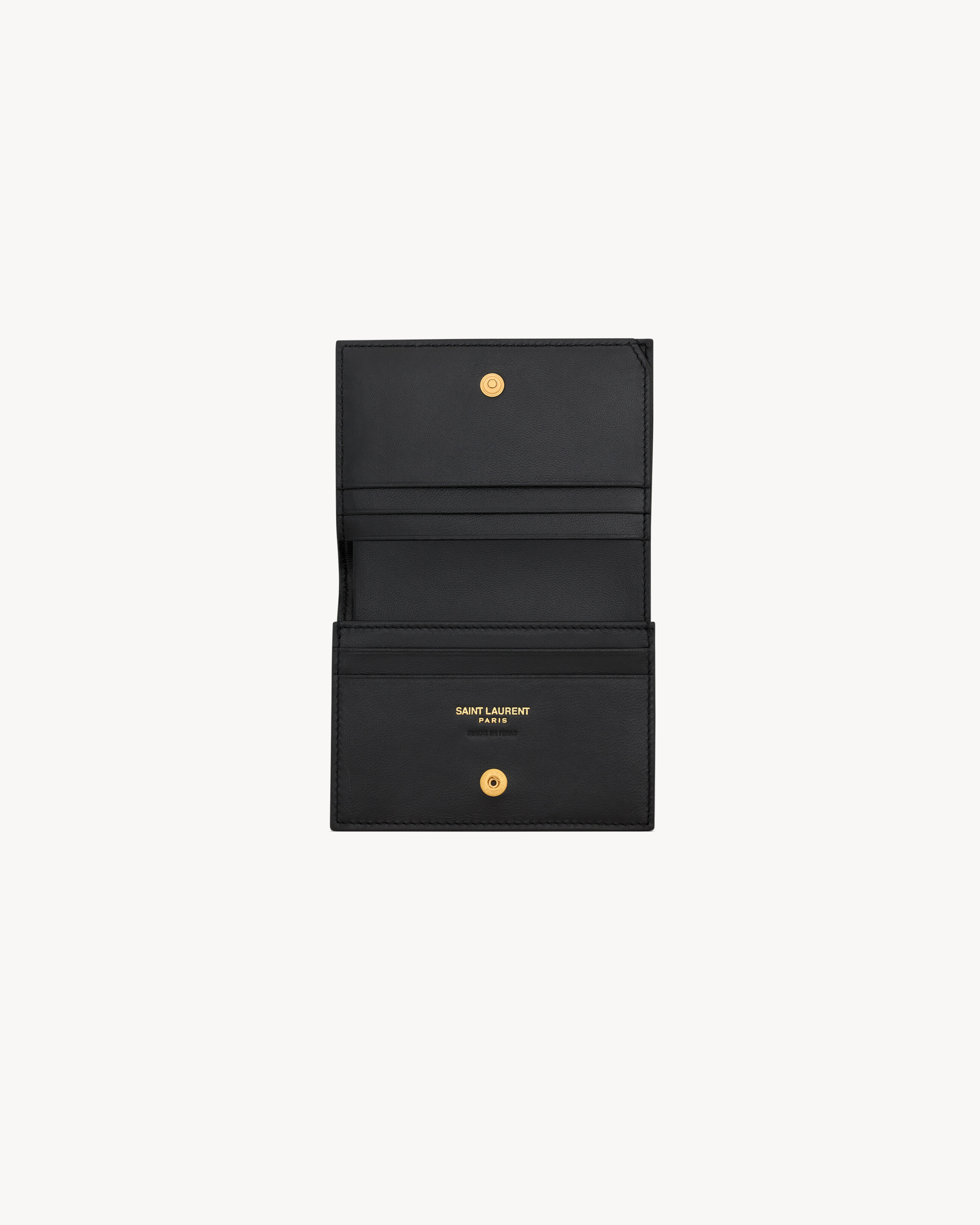 CASSANDRE MATELASSÉ FLAP CARD CASE IN LAMBSKIN - 4
