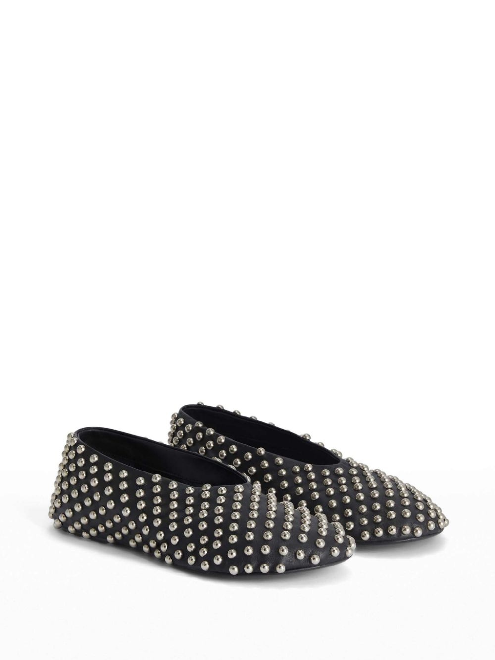 studded ballerina shoes - 2