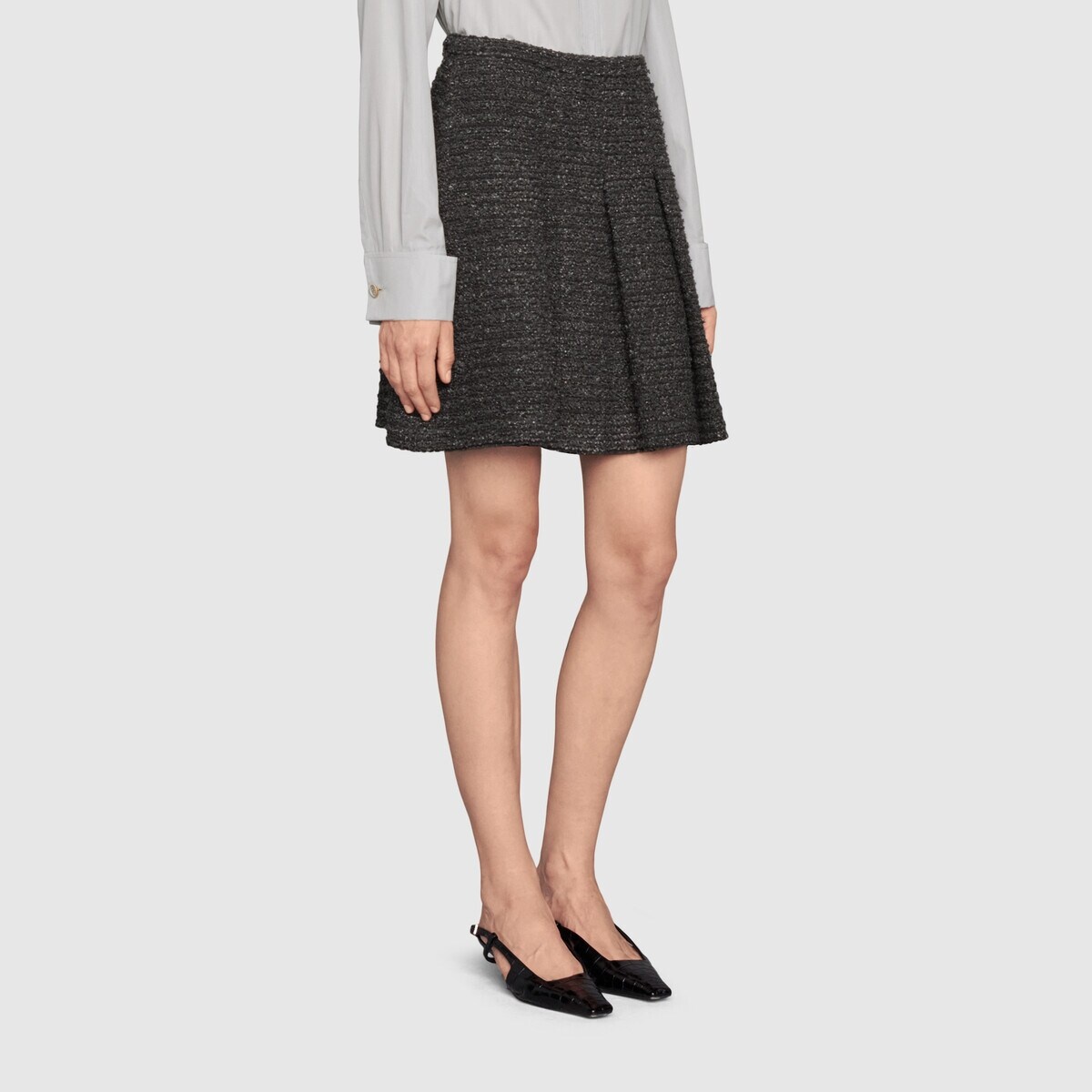 Tweed mini skirt - 3