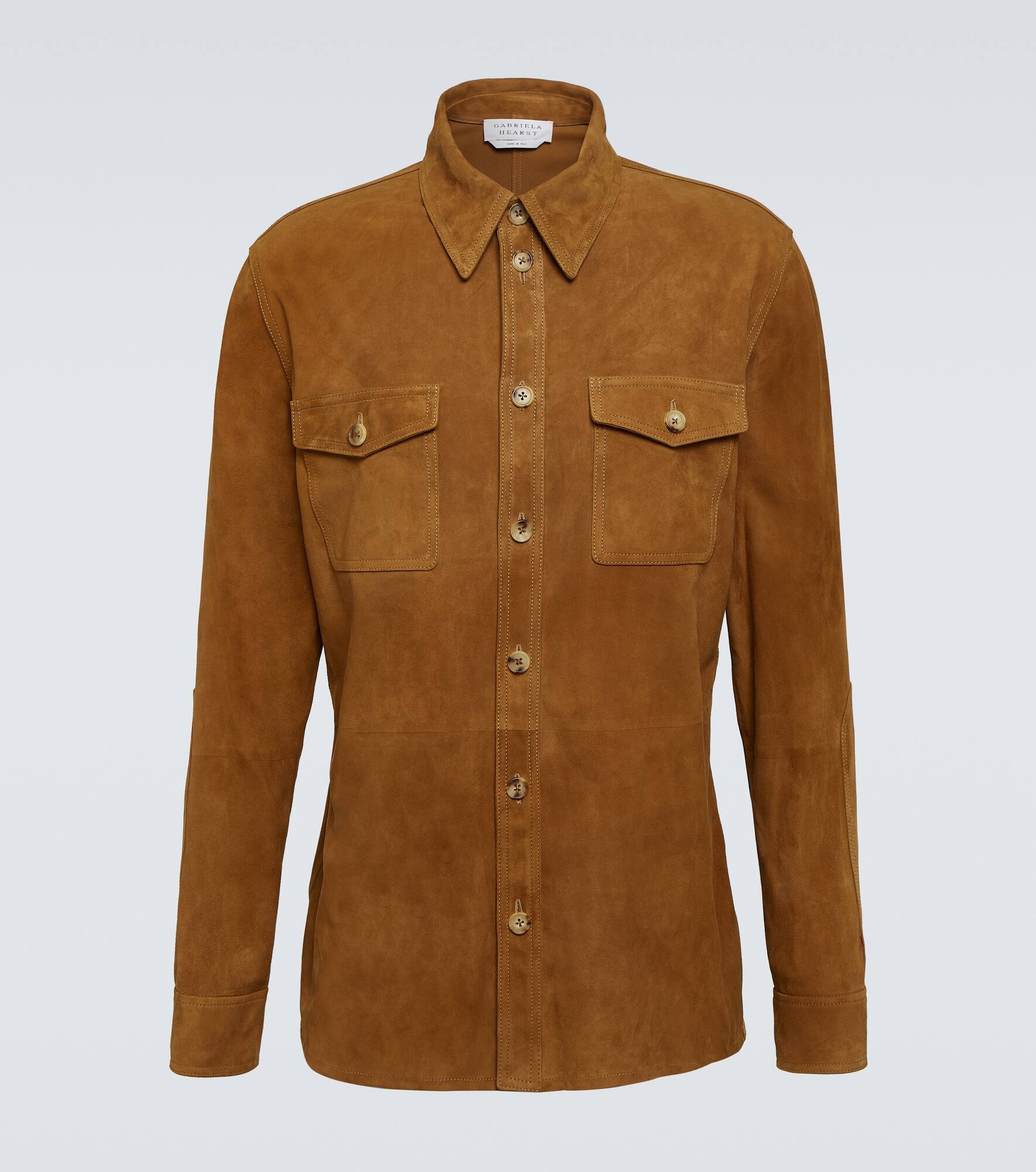 Lucas suede overshirt - 1