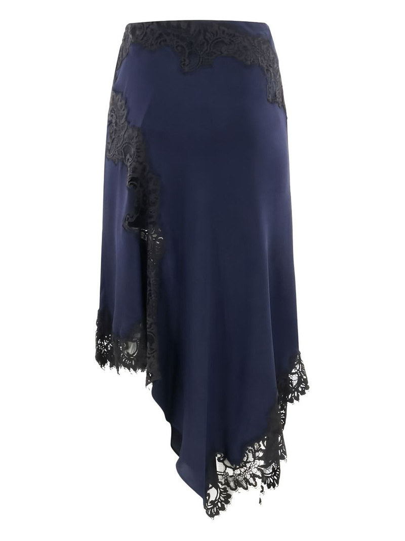 VERONICA BEARD Hartley lace asymmetric skirt outlook