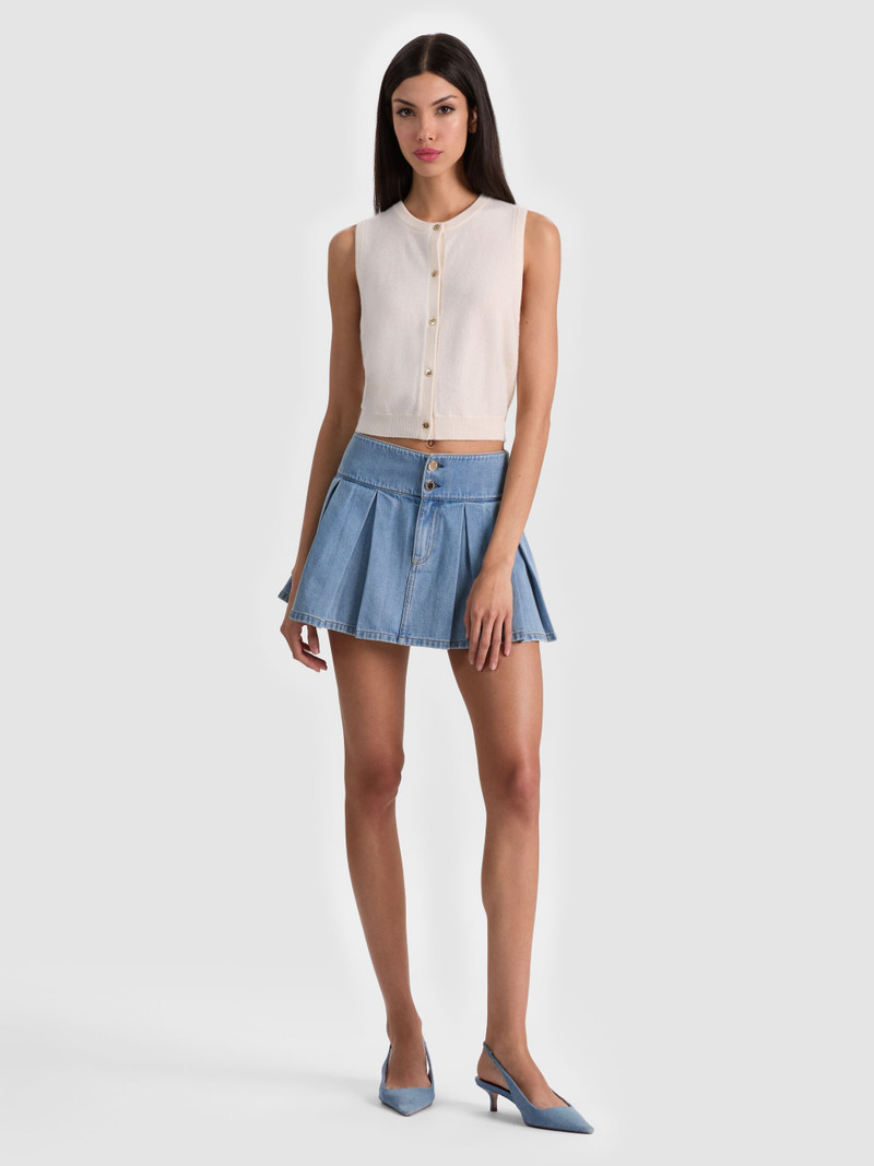 LOLY BUTTON FRONT CASHMERE VEST 3