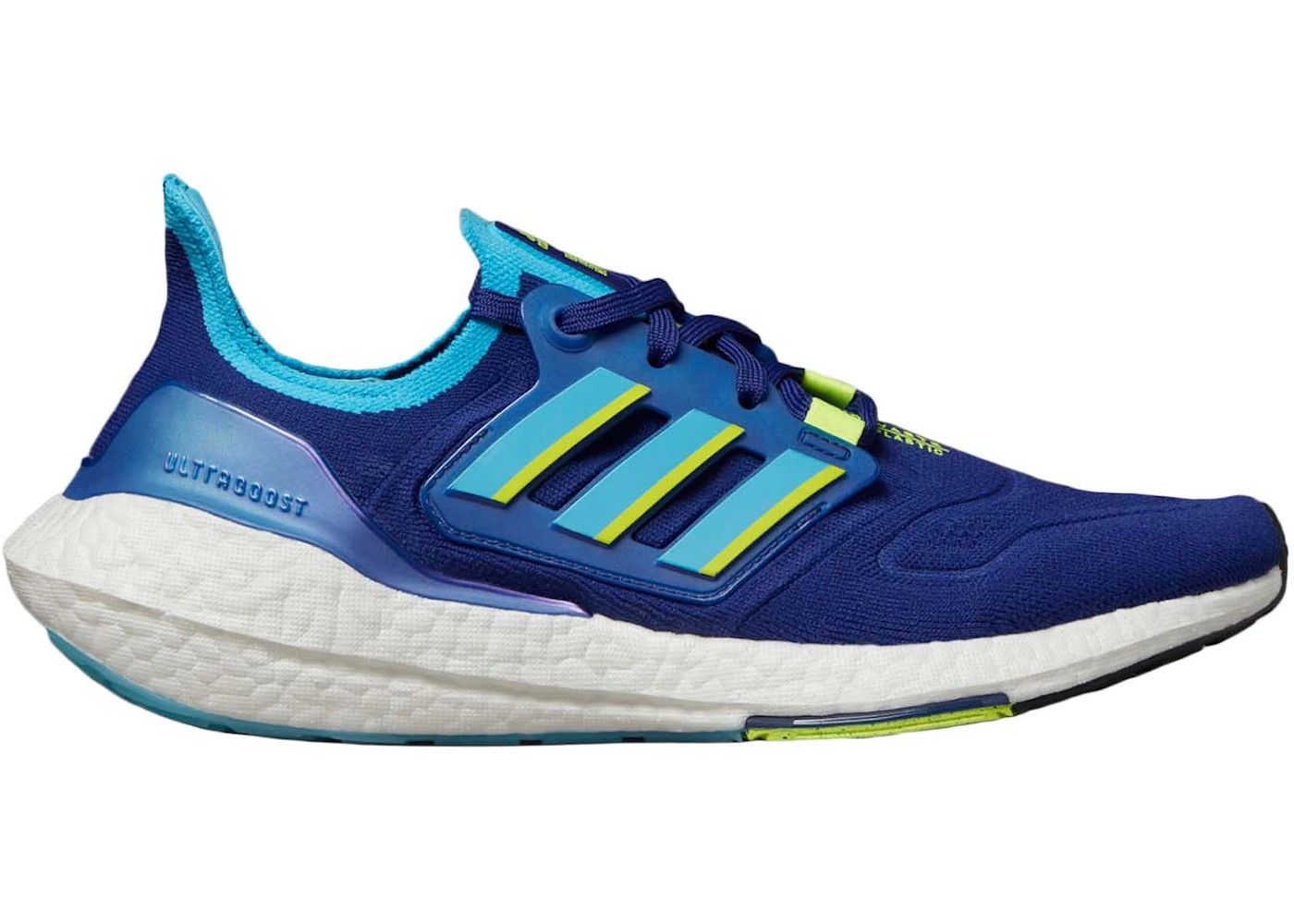 adidas Ultra Boost 22 Legacy Indigo Sky Solar Yellow - 1