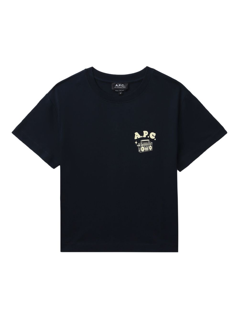 boombox-print T-shirt - 1