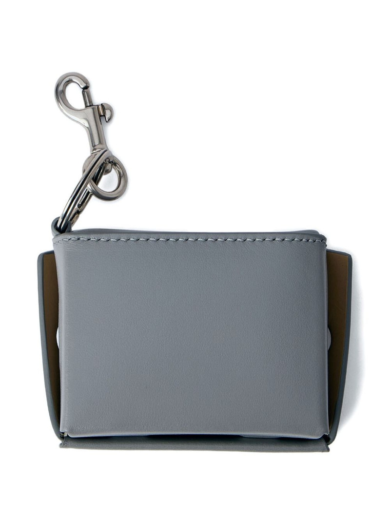 BALENCIAGA embossed logo key holder outlook