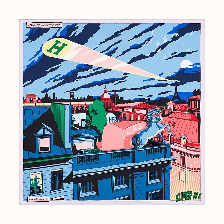 Minuit au Faubourg scarf 70 - 1