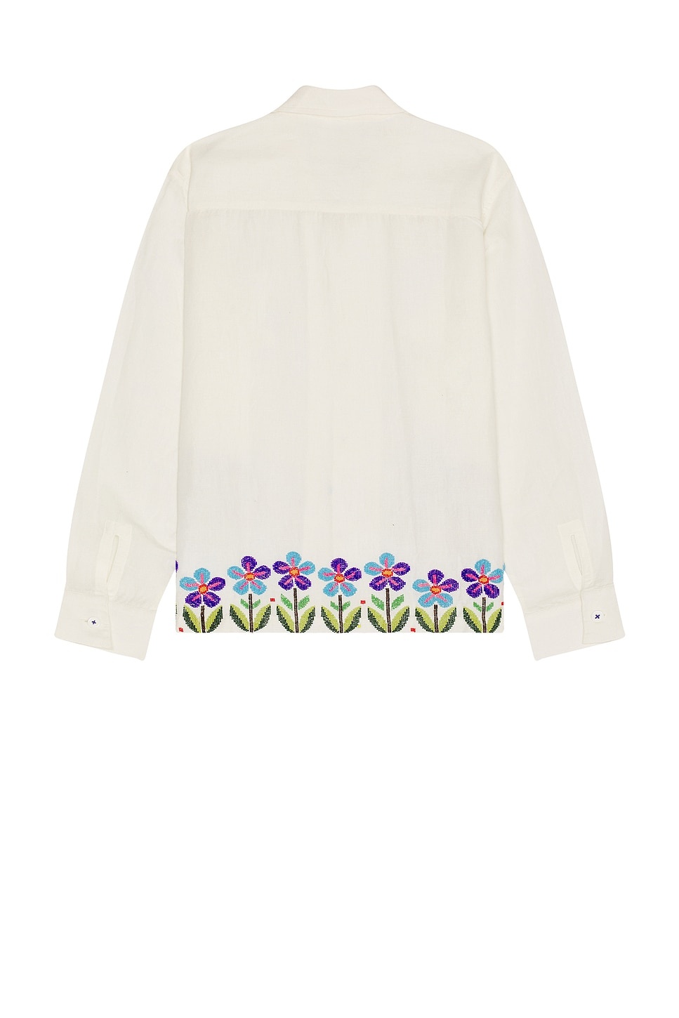 Beaded Floral Shirt - 2