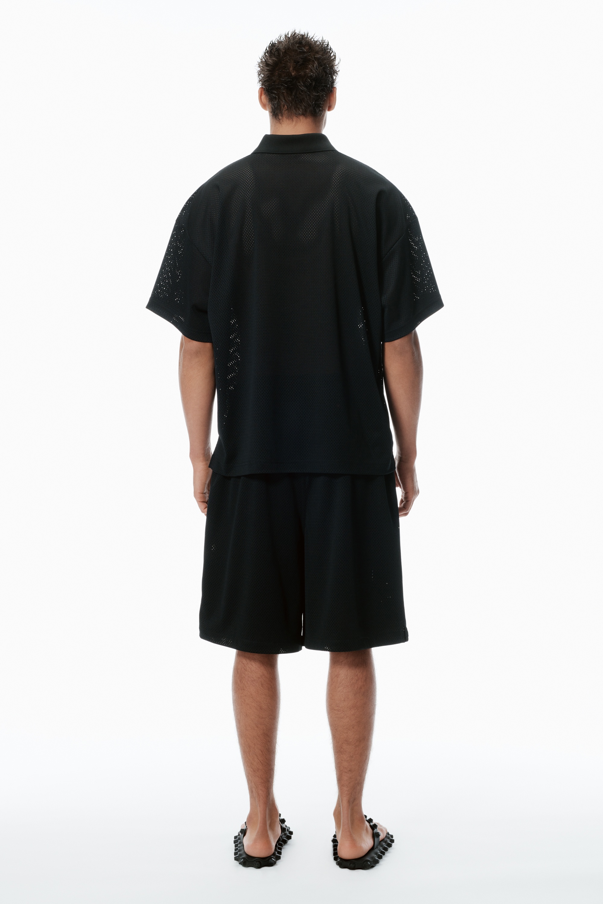 Athletic Mesh Logo Polo - 4