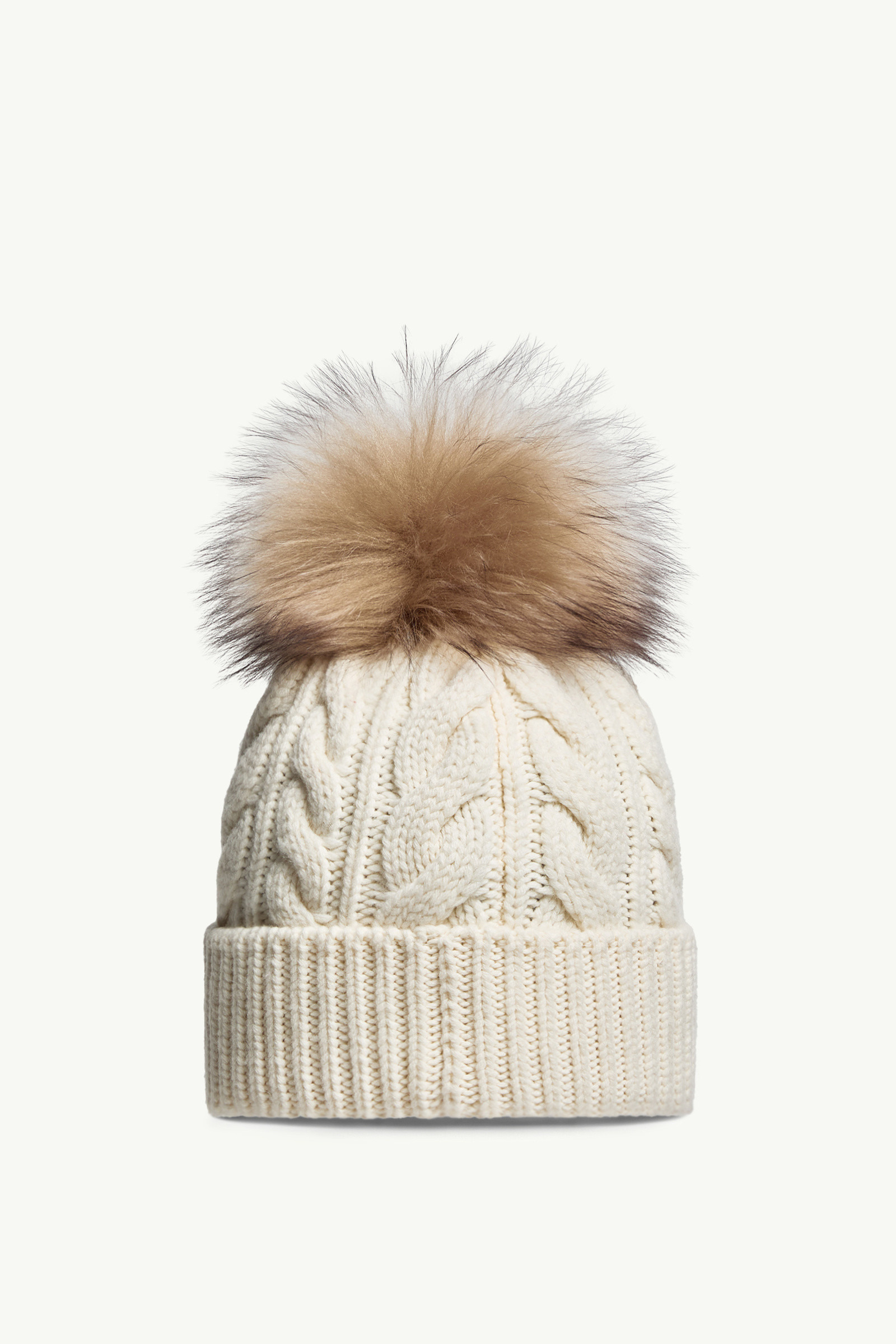 Wool & Cashmere Beanie with Pom Pom - 4