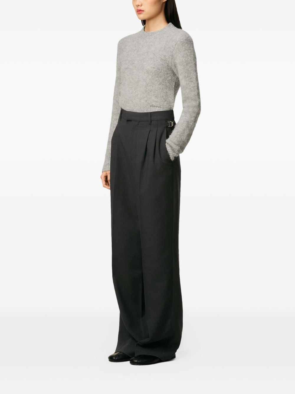 Ami Paris Women High-Waisted Trousers - 5