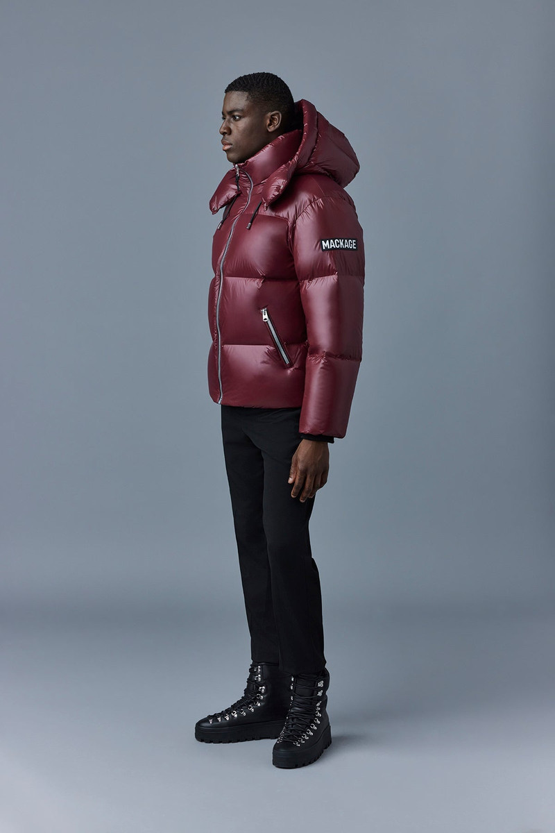 KENT-Z lustrous down jacket with hood 3