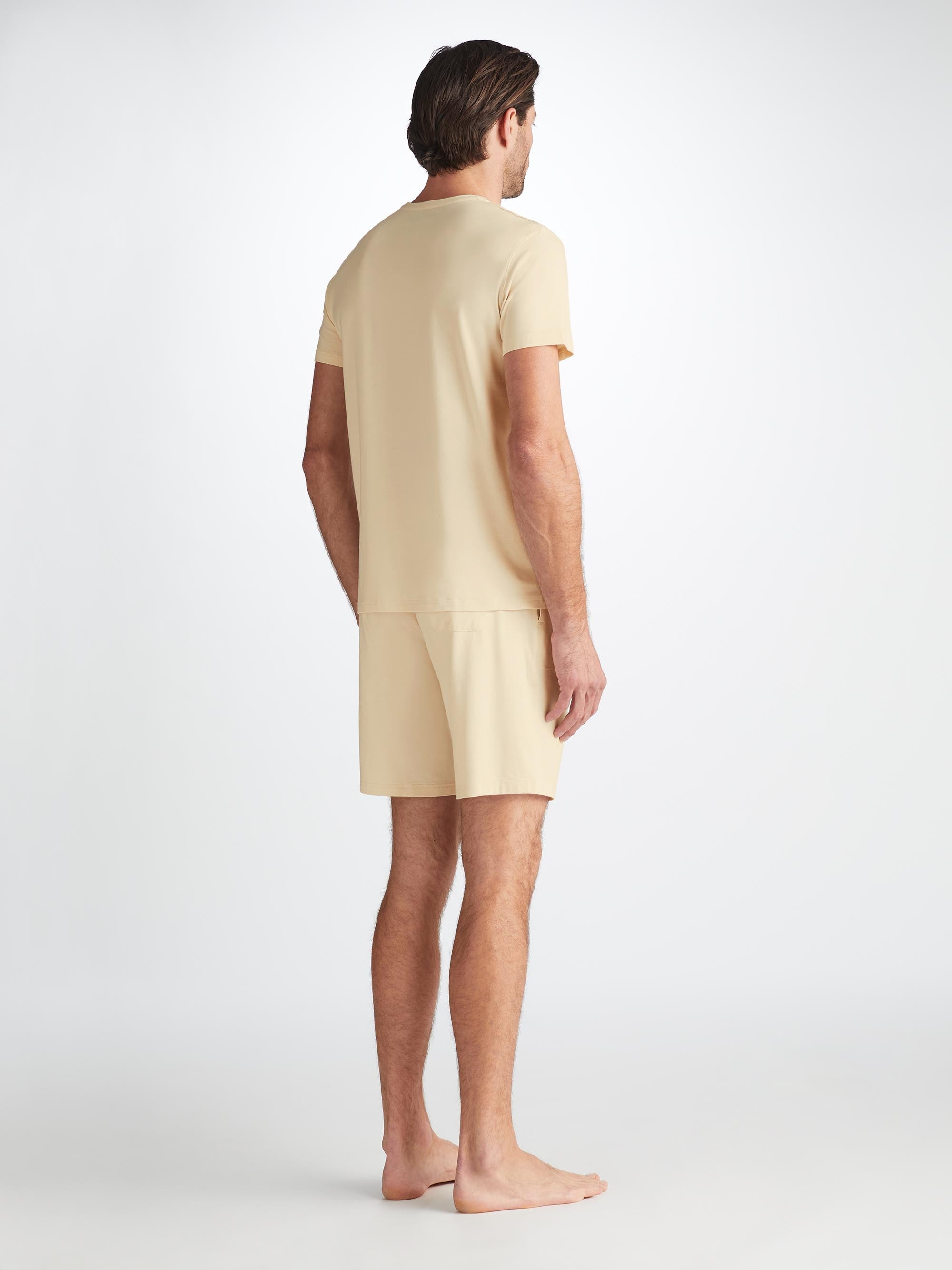 Men's Lounge Shorts Basel Micro Modal Stretch Ecru - 4