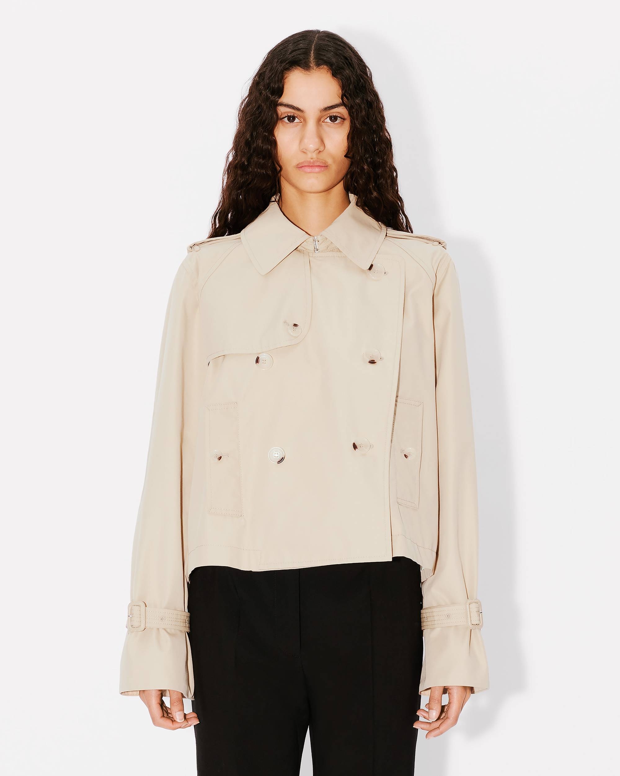 Short kimono trench - 4