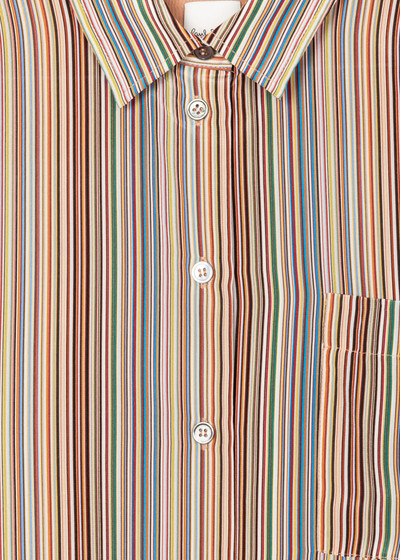 Paul Smith Silk 'Signature Stripe' Shirt outlook