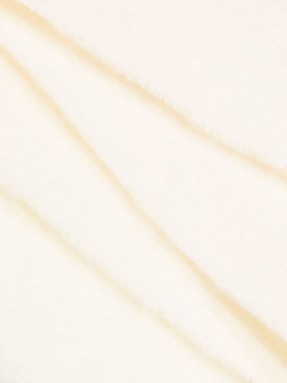 logo-patch fringed scarf - 2