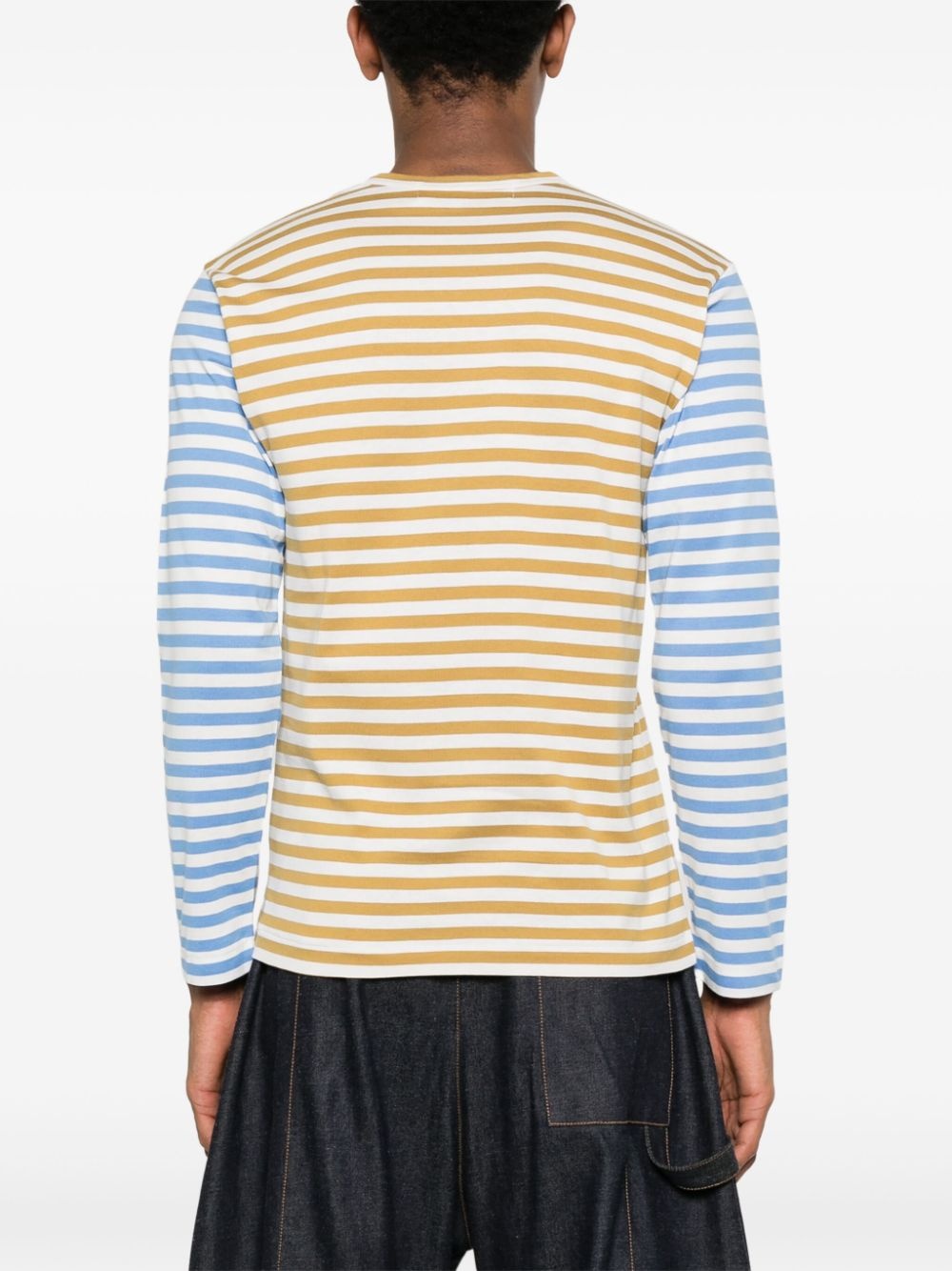 striped long-sleeve T-shirt - 4